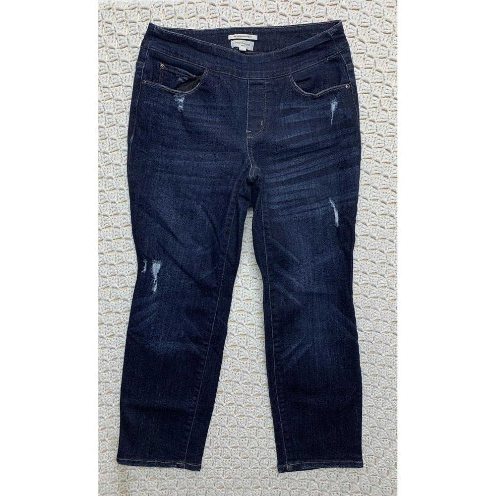 Westbound Jeans Women petites Sz 6P S the Park ‎ Avenue Dark Blue Denim  W28 L26